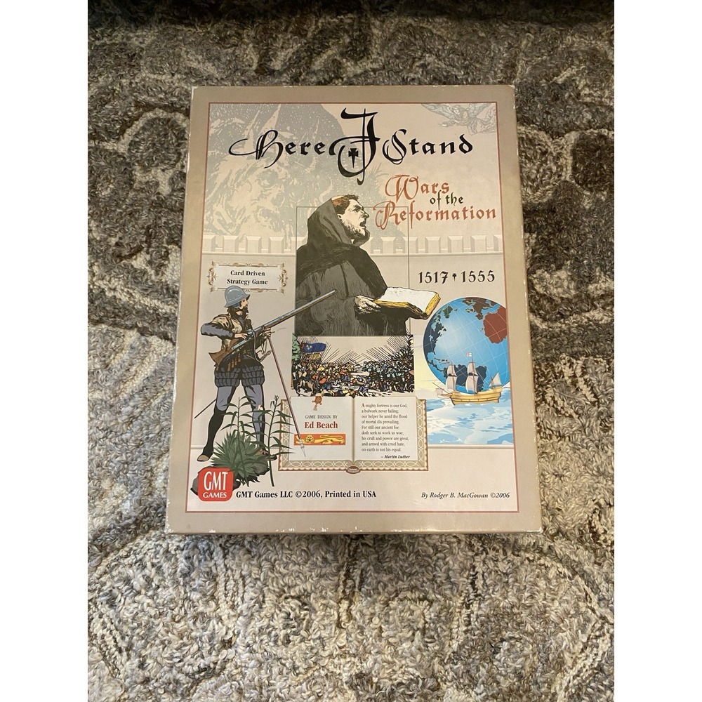 GMT Card-Driven Here I Stand Wars of the Reformation 1517-1555